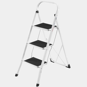 VonHaus 3 shelf steel ladder