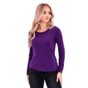 Edoti Ženska bluza z dolgimi rokavi LORA vijolična MDN120856 L