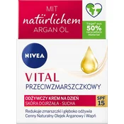 Nivea vital vlažilna krema proti gubam z zaščitnim faktorjem 15 50 ml
