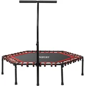 NEO fitnes trampolin 127 cm z ročajem rdeč (5903890604356)