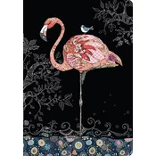 ZVEZEK A5, ČRTAN, 60 STRANI, MOTIV FLAMINGO