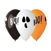 Godan Set balonov iz lateksa - Halloween Boo mix 5 kom