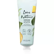 Oriflame Love Nature Organic Aloe Vera & Pineapple vlažilna maska za obraz 75 ml