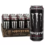 MONSTER Energy Zero-Sugar Ultra Black Black Cherry - 500ml -