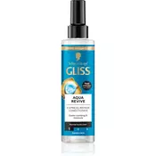 Schwarzkopf Gliss Aqua Revive balzam bez ispiranja za brzo oblikovanje kose u spreju 200 ml