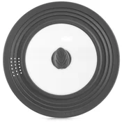 shumee Univerzalni stekleni silikonski pokrov za lonce in ponve 24/26/28 cm