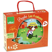 VILAC Lesena sestavljanka 4 obdobja