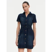 Jeans obleka Morgan mornarsko modra barva
