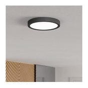 Eglo 901298-LED Stropna svetilka FUEVA, LED 11,5 W, 230 V, 2700/4000/6500 K, premer 21,1 cm, črna