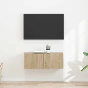 TV zidni ormar 2 pcs Sonoma 39 x 31 x 29,5 cm Konstruirano drvo