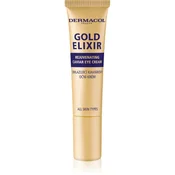 Dermacol Gold Elixir Rejuvenating Caviar Eye Cream pomlajevalna krema za okoli oči s kaviarjem 15 ml za ženske