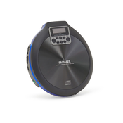 Prenosni CD predvajalnik Aiwa PCD-810BL v črno/modri barvi