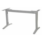 STEMA Kovinski okvir za mizo STT. Ima nastavljiv žarek. Globina 68 cm. Višina 72,5 cm. Siva.