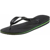 Havaianas Japonke BRAZIL LOGO Črna