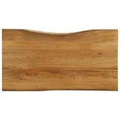 Mizna plošča 100x60x3,8 cm naraven rob trden mangov les