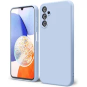 Onasi Silikonski ovitek za Samsung Galaxy S25 Edge - mat svetlo moder