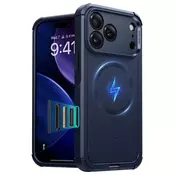 Hibridni ovitek ESR Cyber HaloLock za iPhone 17 Pro - blue