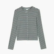 Cropp - Črtasta majica z dolgimi rokavi - raznobarvna