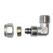 shumee KOLENO 90 PEX/PEX NOTRANJI NAVOJ 1/2*16*2 ALU VLOŽEK.