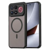 Hibridni ovitek HaloFrost II MagSafe za Xiaomi Poco F9 Ultra - black