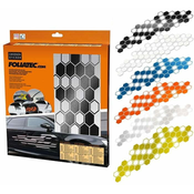 Foliatec Nalepka Foliatec HEXAGON 130cm srebrna krom mat