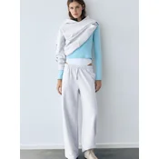 Pull&Bear Hlače svetlo siva