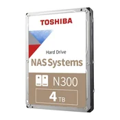 Toshiba 4TB N300 NAS 3,5 SATA 6Gb/s 7200rpm 512MB HDD disk