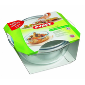 Pekac vatrostalni s poklopcem 3,2 L okrugli