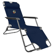 Spokey TAMPICO Warehouse drawing / chaise longue 2in1 dark blue