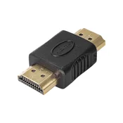 Adapter hdmi - hdmi 1.4 Akyga AK-AD-21 pretvornik 4K moški - moški konektor zlate barve