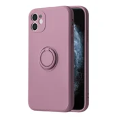 Silikonski ovitek Liquid Ring za Samsung Galaxy S22 Plus 5G - vijola