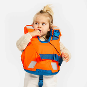 Prsluk za spašavanje LJ 100N Easy za djecu 10-15 kg narancasto-plavi
