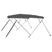vidaXL Bimini tenda s 4 loki antracitna 243x210x137 cm