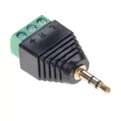 3.5mm ST plasticni 3-pol, sa klemom