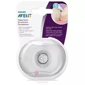 Philips Avent ščitnik za bradavice, majhen, 2 kosa + škatla za shranjevanje