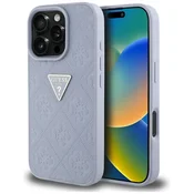 1 to 3 Guess Tpu Ovitek Za Iphone 16 Pro S Kovinskim Logo Trikotnim Vzorcem Za Telefon