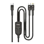 Kabel ttec – AlumiCable Duo, 100W, USB-C/Lightning, crni