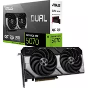 Asus Dual GeForce RTX 5070 OC Edition 12GB GDDR7 grafička kartica 90YV0M17-M0NA00