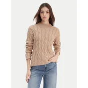 United Colors Of Benetton Pulover 1335D2467 Rjava Regular Fit