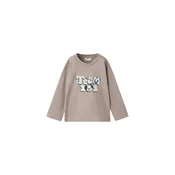 MANGO KIDS Majica TEAMDAL temno bež / svetlo modra / pastelno zelena / bela