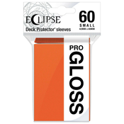 Štitnici za karte Ultra Pro - Eclipse Gloss Small Size, Pumpkin Orange (60 kom.)