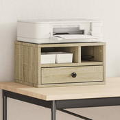 Stojalo za tiskalnik sonoma hrast 40x32x22.5 cm inženirski les