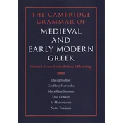 Cambridge Grammar of Medieval and Early Modern Greek 4 Volume Hardback Set