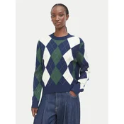 Guess Pulover W6BR48 Z1447 Mornarsko modra Regular Fit