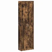 Vidaxl Garderobna omara Dimljeni oreh 55 x 25 x 189 cm Konstruiran les