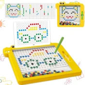 WOOPIE Otroška Montessori magnetna tabla MagPad Dinosaur