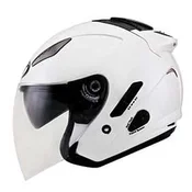 shumee Moto čelada KYT HELLCAT biserno bela L