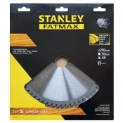 Stanleyjev TCT/HM žagin list, nabrusilen za prečne reze 250x30 mm STA15610