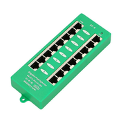 Extralink PoE Injector sa 8 Gigabit 802.3at/af porta, Mode A, aktivni - 8 Port Gigabit PoE Injector