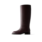 L37 HANDMADE SHOES Škornji SIMPLE BOOTS rdeča